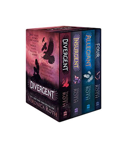 Divergent Series 4 Book Box Set by Veronica Roth – Divergent, Insurgent, Allegiant & Four