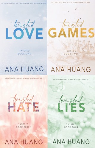 Twisted Series 4 Books Collection Set (Twisted Love, Twisted Games, Twisted Hate & Twisted Lies)