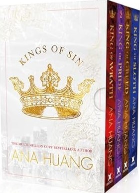 Kings of Sin Series 4 Books Collection Set by Ana Huang (King of Wrath, King of Pride, King of Greed, King of Sloth)