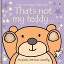 Usborne Touchy Feely That's Not My Teddy by Fiona Watt