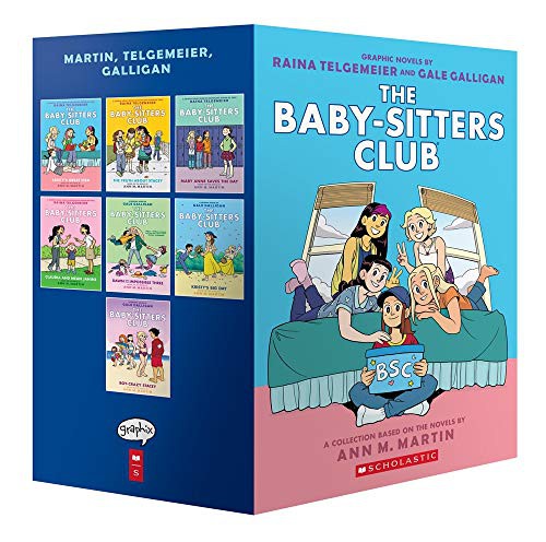 The Baby-Sitters Club Graphic Novels 7 Books Box Set Collection by Ann M. Martin