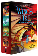 Wings of Fire Graphix 4 Books Box Set (The Dragonet Prophecy, The Lost Heir, The Hidden Kingdom and The Dark Secret)