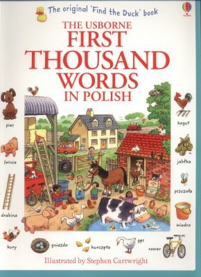 Usborne My First Thousand Words In Polish Book New Paperback