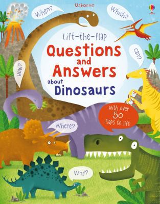 Lift-the-Flap Questions & Answers About Dinosaurs by Usborne – Interactive Dinosaur Book for Kids