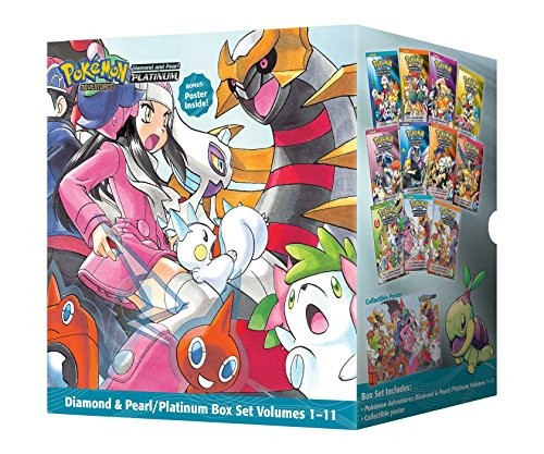 Pokemon Adventures Diamond And Pearl Platinum Collection 11 Books Box Set - Book 1-11