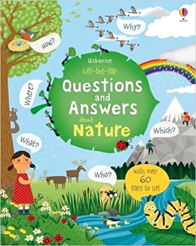 Lift-the-Flap Questions & Answers About Nature by Usborne – Interactive Learning Book for Kids