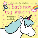 Usborne Thats Not My Unicorn Touchy-Feely Board Book