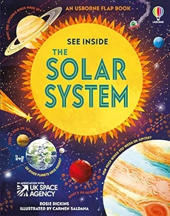 Usborne See inside the Solar System by Rosie Dickins (Usborne Lift the Flap Books)