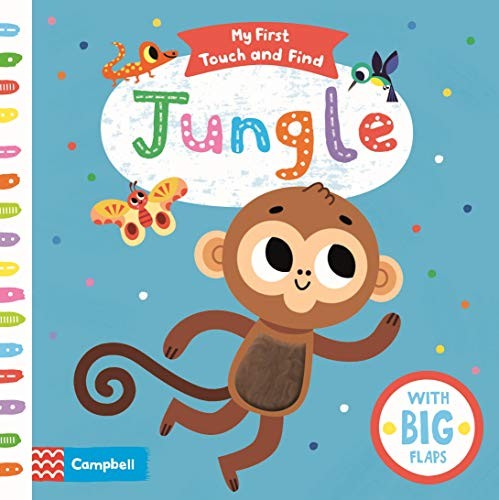 My First Touch & Find Jungle – Early Learning Sensory Activity Book for Toddlers