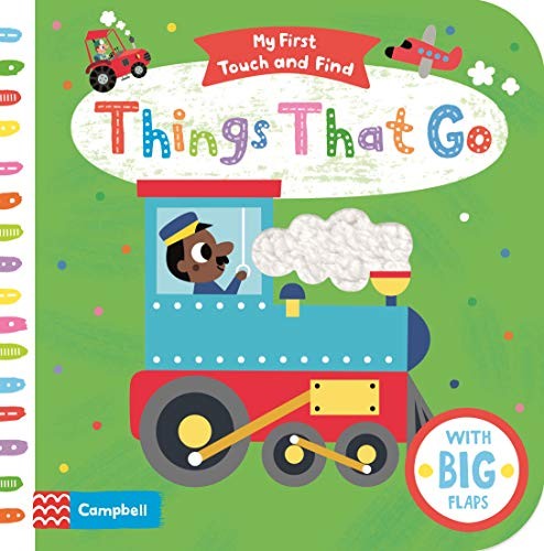 My First Touch & Find Things That Go – Early Learning Sensory Activity Book for Toddlers