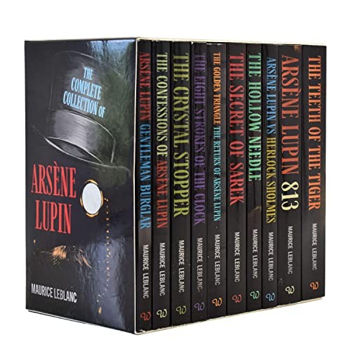 The Complete Collection of Arsene Lupin 10 Books Box Set by Maurice LeBlanc (Gentleman Burglar, The Confessions, The Crystal Stopper and MORE!)
